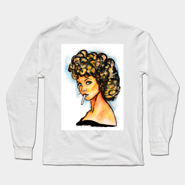 Sandy Olsson Long Sleeve T-Shirt by Svetlana Pelin